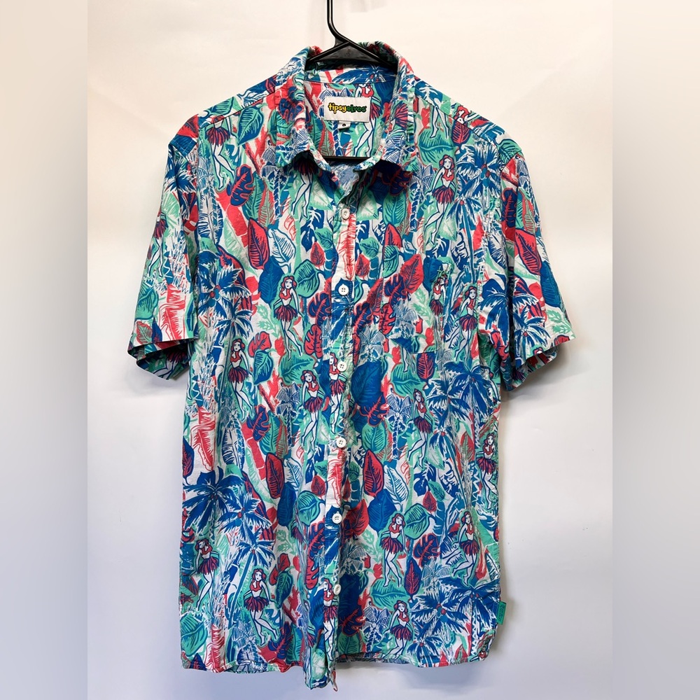 Tipsy Elves Men's Island Breeze Hawaiian Shirt